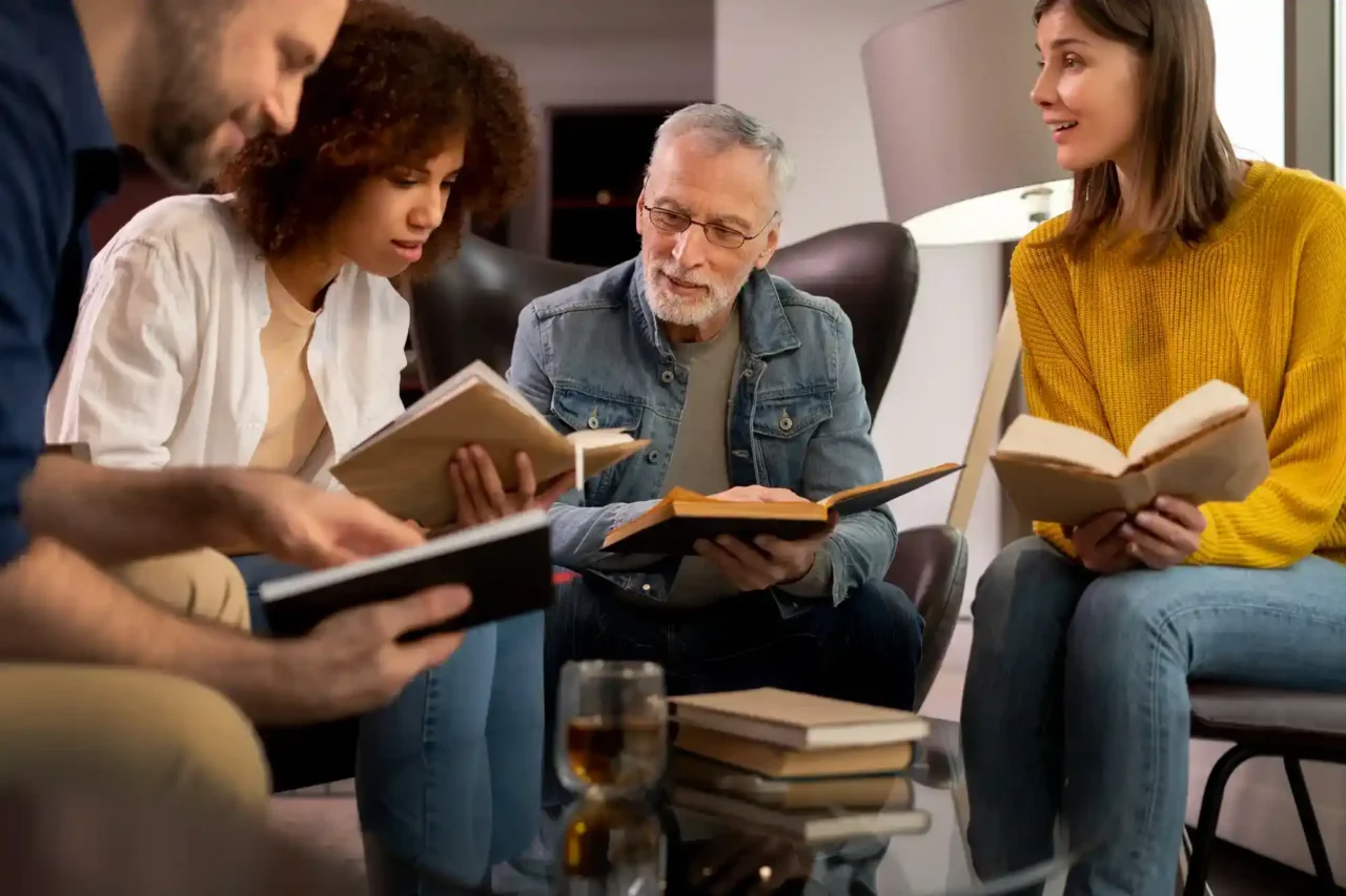 World Theology University students studying together